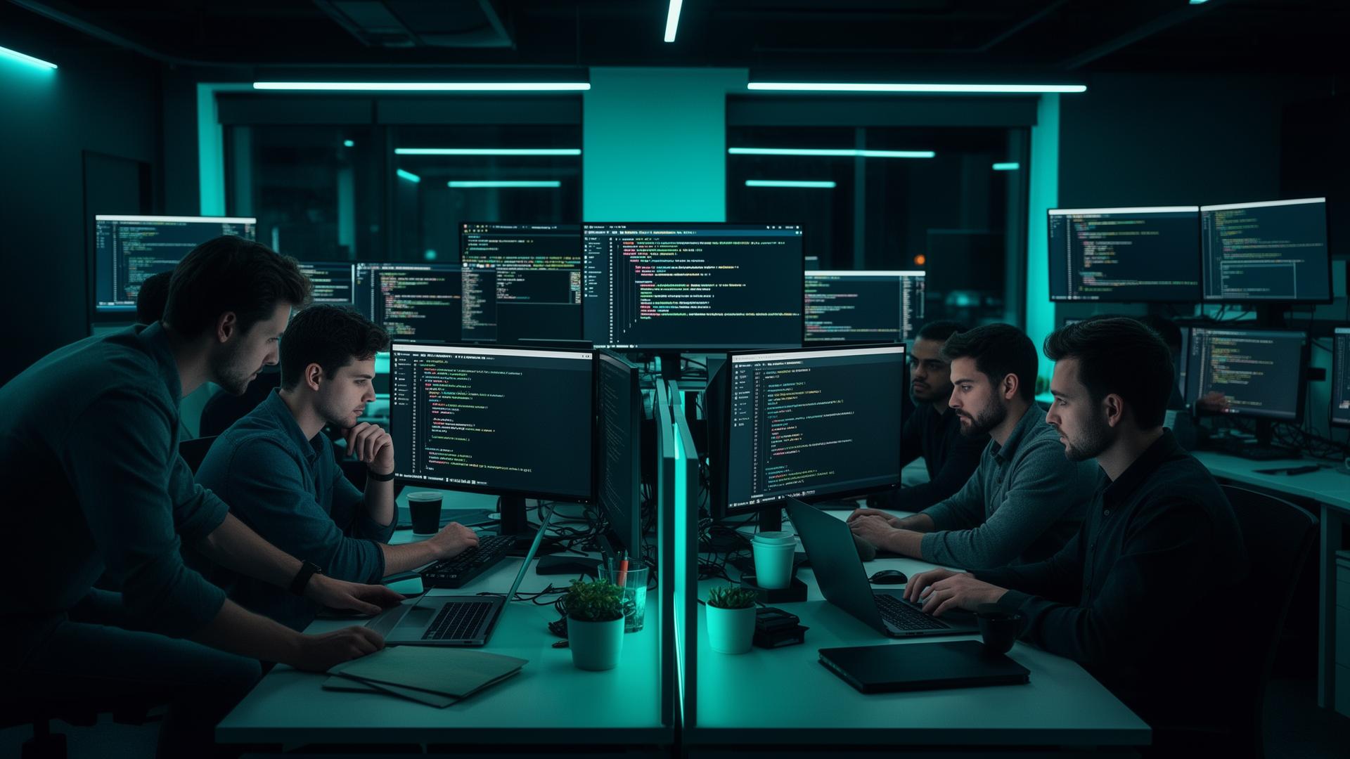 SoftSync Technology team working